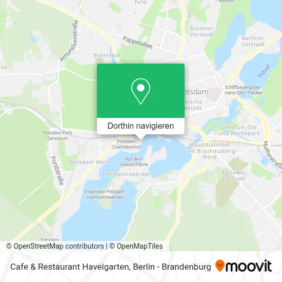 Cafe & Restaurant Havelgarten Karte