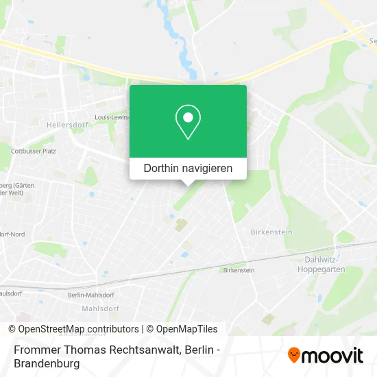 Frommer Thomas Rechtsanwalt Karte
