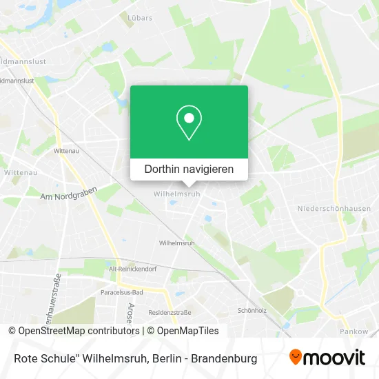 Rote Schule" Wilhelmsruh Karte