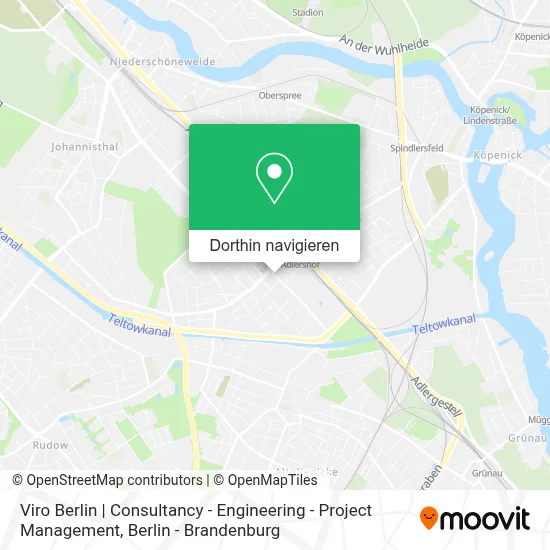 Viro Berlin | Consultancy - Engineering - Project Management Karte