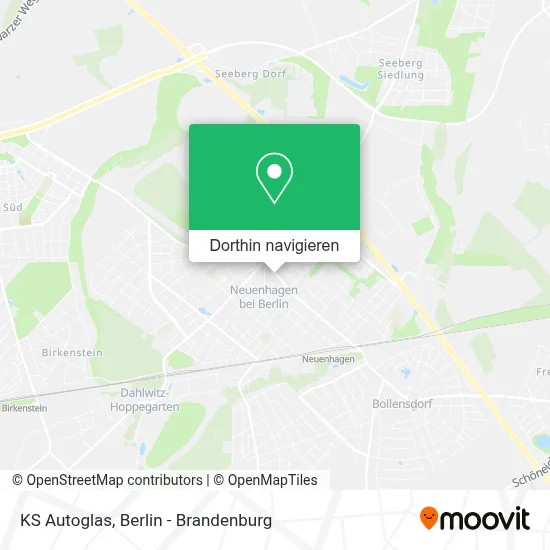 KS Autoglas Karte