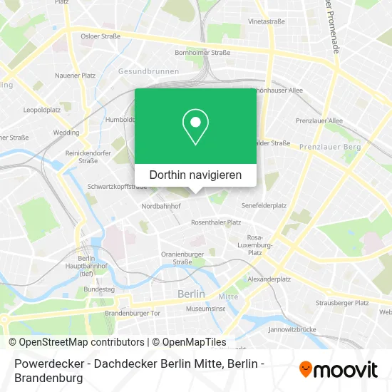 Powerdecker - Dachdecker Berlin Mitte Karte