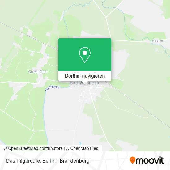 Das Pilgercafe Karte
