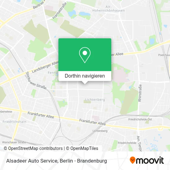Alsadeer Auto Service Karte