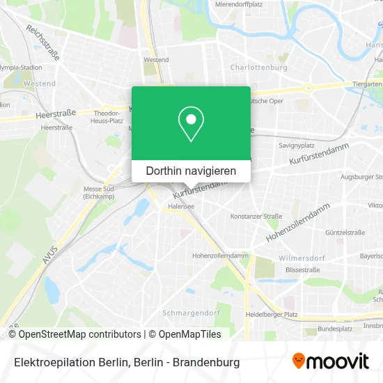 Elektroepilation Berlin Karte