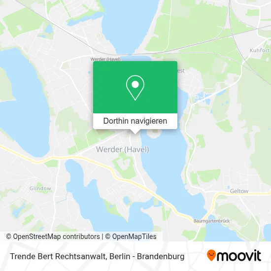 Trende Bert Rechtsanwalt Karte