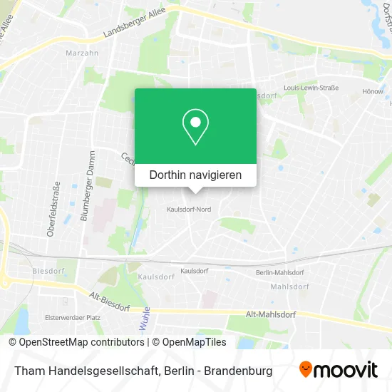 Tham Handelsgesellschaft Karte