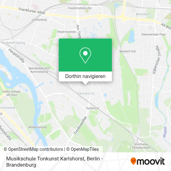 Musikschule Tonkunst Karlshorst Karte