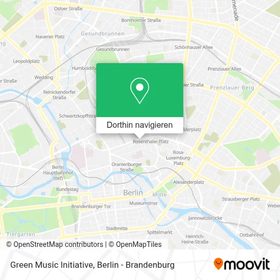 Green Music Initiative Karte
