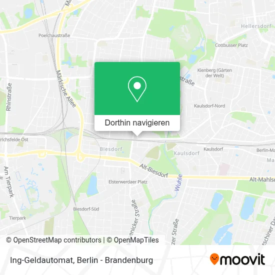 Ing-Geldautomat Karte