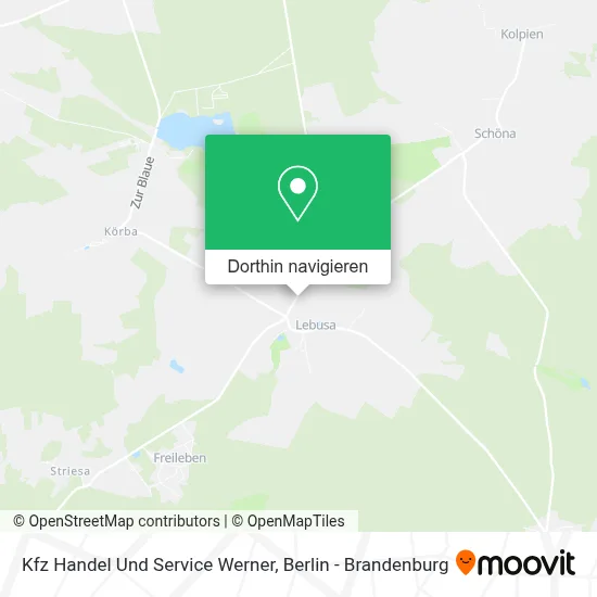 Kfz Handel Und Service Werner Karte