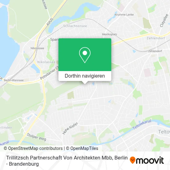 Trillitzsch Partnerschaft Von Architekten Mbb Karte