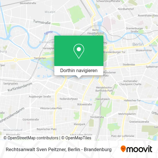 Rechtsanwalt Sven Peitzner Karte