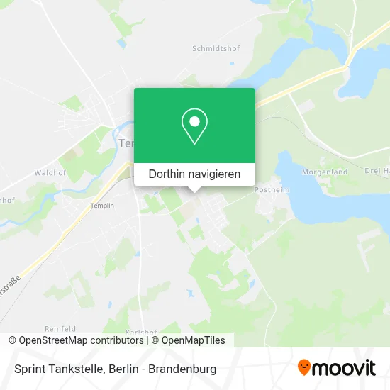 Sprint Tankstelle Karte
