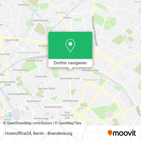 Hoteloffice24 Karte