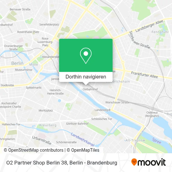O2 Partner Shop Berlin 38 Karte
