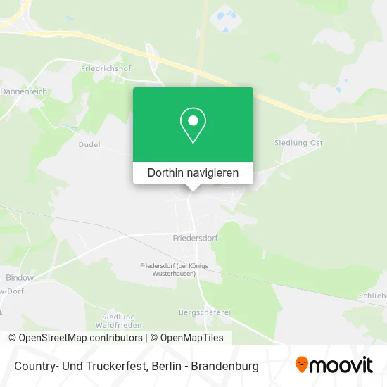 Country- Und Truckerfest Karte
