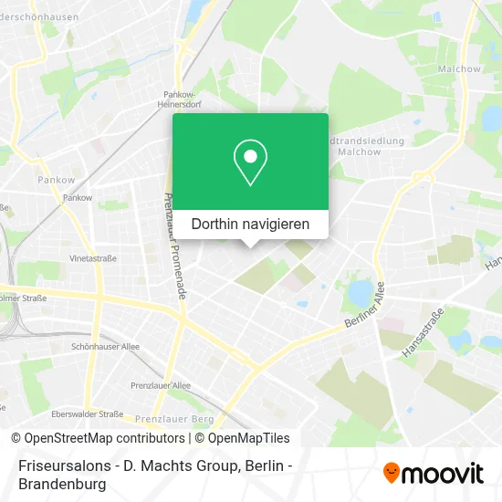 Friseursalons - D. Machts Group Karte