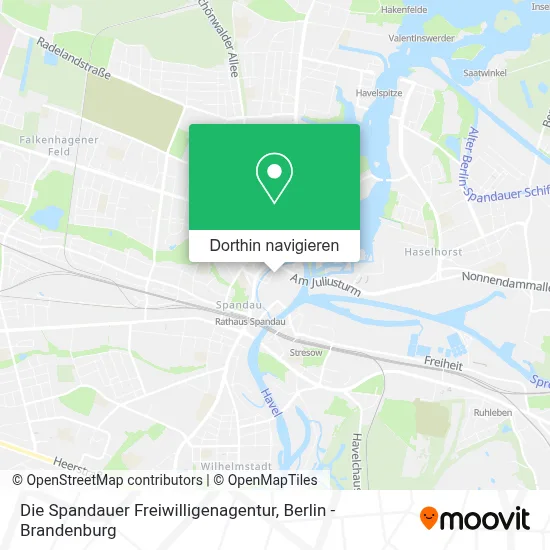Die Spandauer Freiwilligenagentur Karte