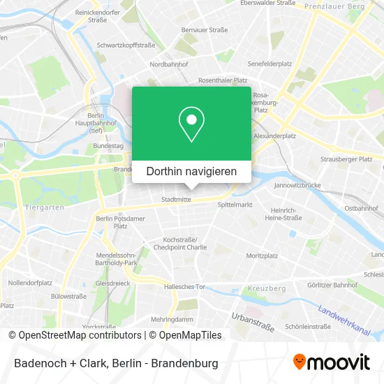 Badenoch + Clark Karte