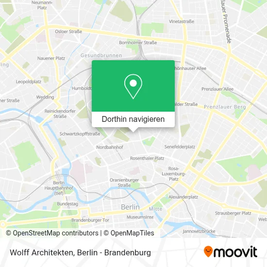 Wolff Architekten Karte