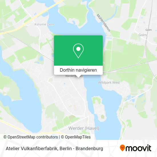 Atelier Vulkanfiberfabrik Karte