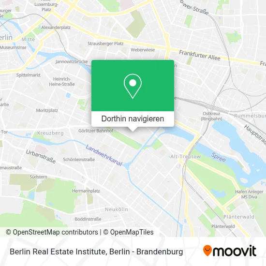 Berlin Real Estate Institute Karte