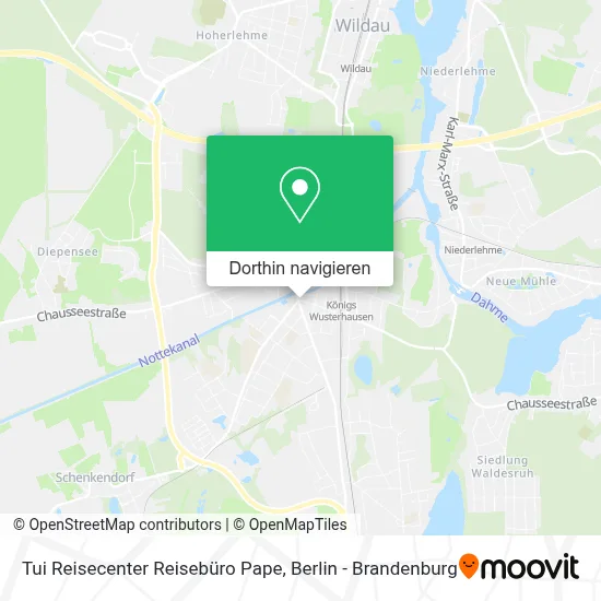 Tui Reisecenter Reisebüro Pape Karte