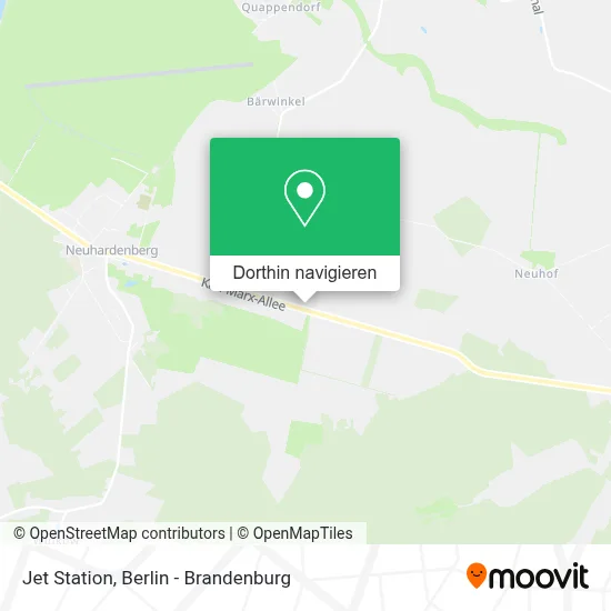 Jet Station Karte
