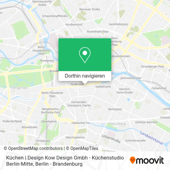 Küchen | Design Kow Design Gmbh - Küchenstudio Berlin-Mitte Karte