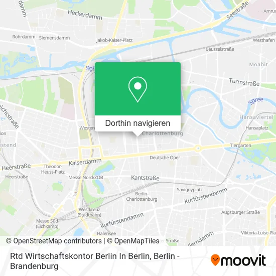 Rtd Wirtschaftskontor Berlin In Berlin Karte