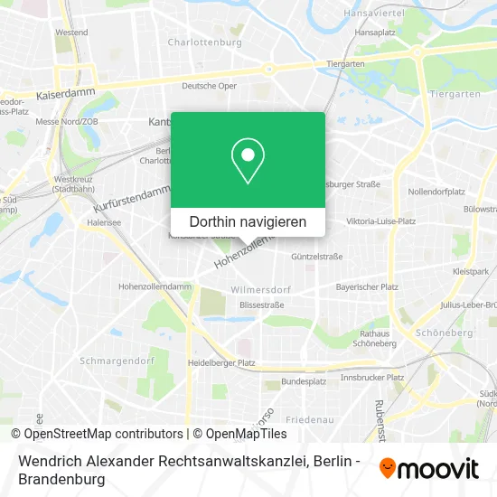 Wendrich Alexander Rechtsanwaltskanzlei Karte
