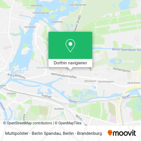 Multipolster - Berlin Spandau Karte