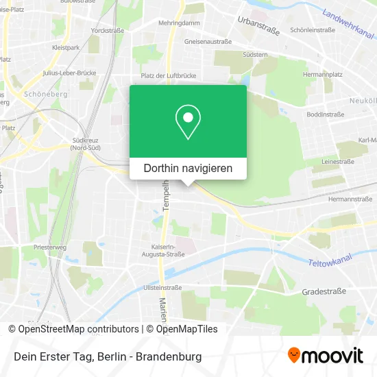 Dein Erster Tag Karte