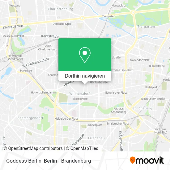 Goddess Berlin Karte