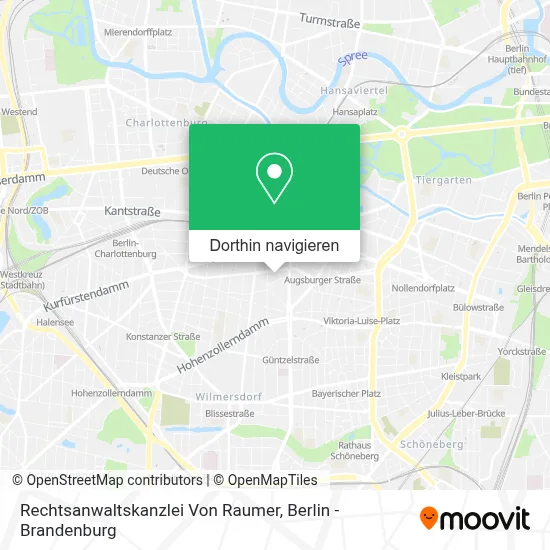 Rechtsanwaltskanzlei Von Raumer Karte