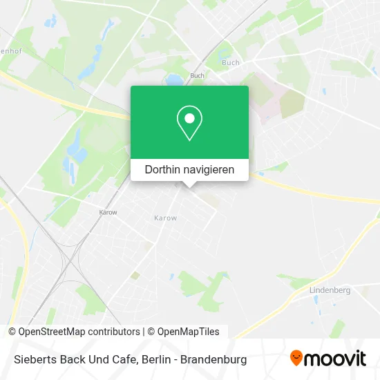 Sieberts Back Und Cafe Karte