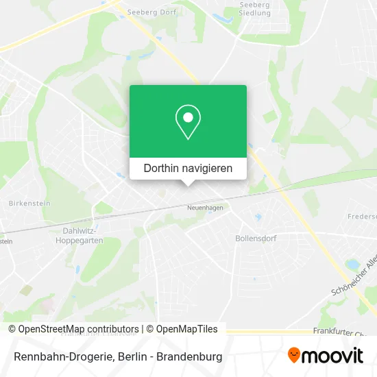 Rennbahn-Drogerie Karte