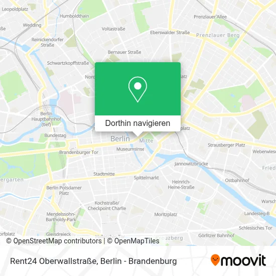 Rent24 Oberwallstraße Karte