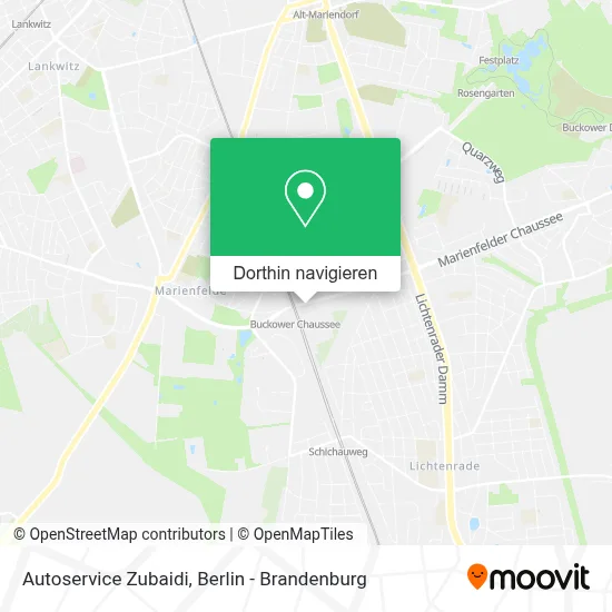 Autoservice Zubaidi Karte