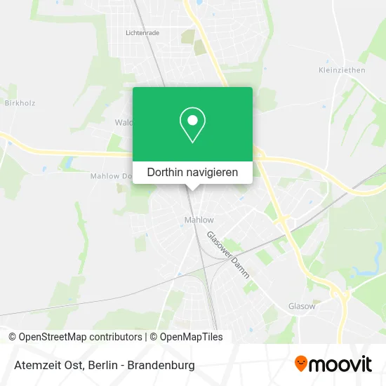 Atemzeit Ost Karte