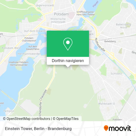 Einstein Tower Karte