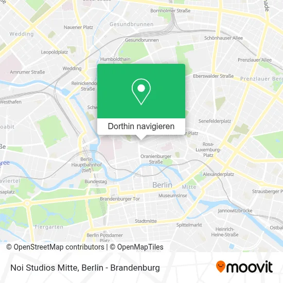 Noi Studios Mitte Karte