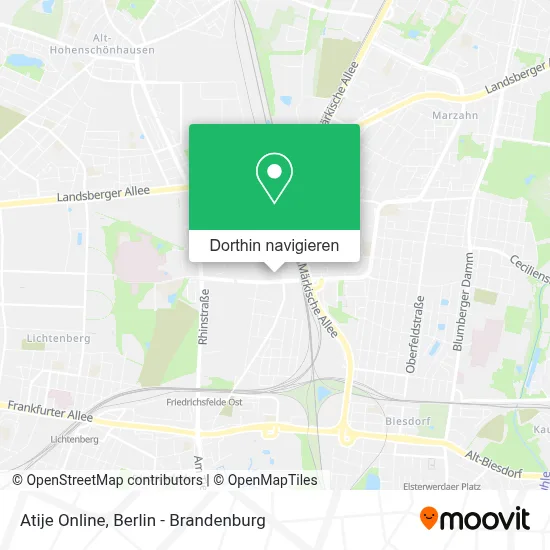 Atije Online Karte