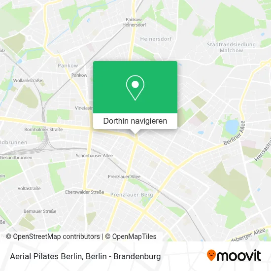 Aerial Pilates Berlin Karte