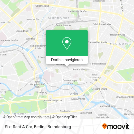 Sixt Rent A Car Karte