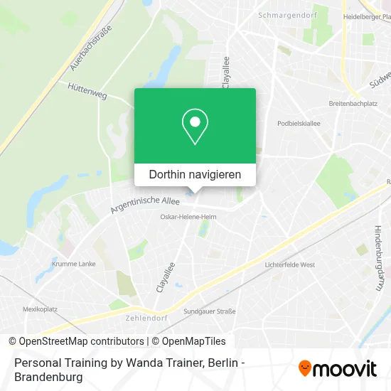 Personal Training by Wanda Trainer Karte