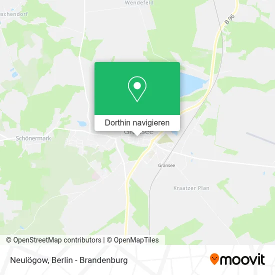 Neulögow Karte