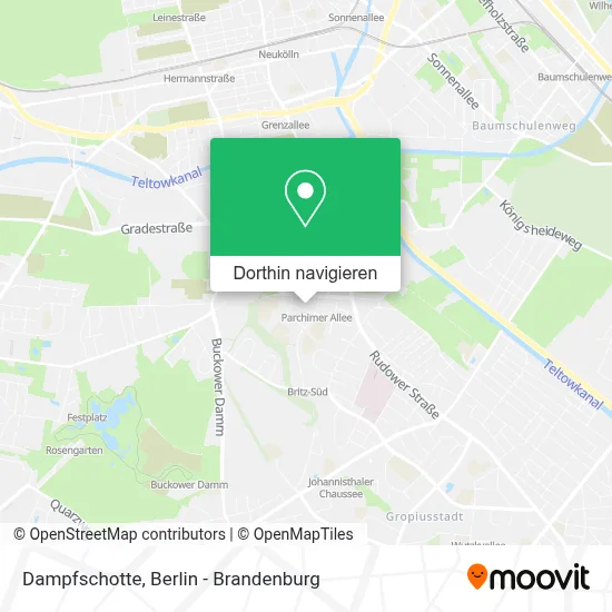 Dampfschotte Karte
