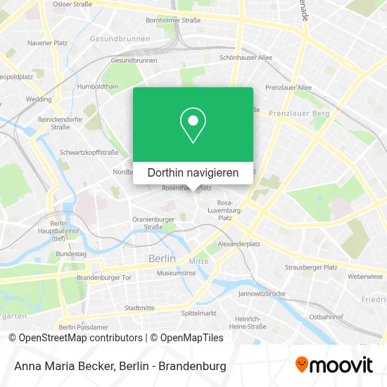 Anna Maria Becker Karte